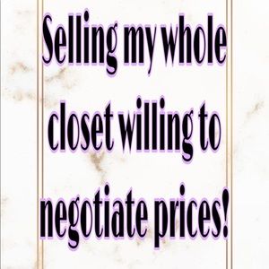 Shirts, pants, jackets, and shoes!